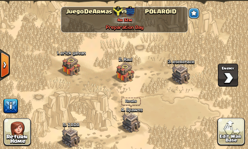 victorelkingCOC's tweet photo. ¡A punto de empezar la Guerra nro. 100 a por ella! @Alvaro845 @LEYENDASAE @BigLuis_LEYENDA @FuriaRojaNet @Reykob20 http://t.co/vnHG9PJhQs