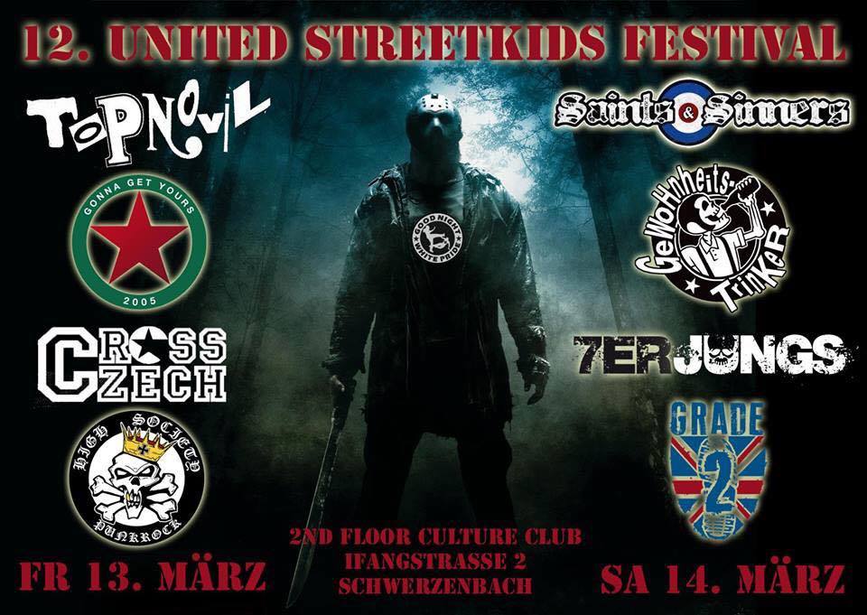 United Streetkids festival 2015 in Zurich is coming! #saintsandsinners #oi #keephold #skinheadtimes
