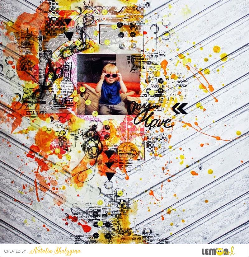 Lemon_Owl's tweet photo. Hello! New #scrapbooking layout with mandarin flavour from Natalia for #lemonowl. http://t.co/EzrHH4cjgR http://t.co/OcToNywqUB