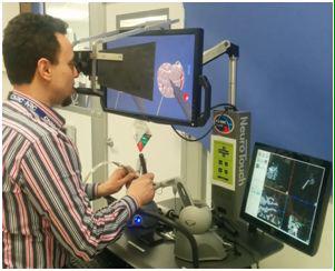 AI_SimCentre's tweet image. Dr. Sabbagh helped design a number of VR brain tumour resection scenarios while a fellow in the Neurosurg Sim Centre.