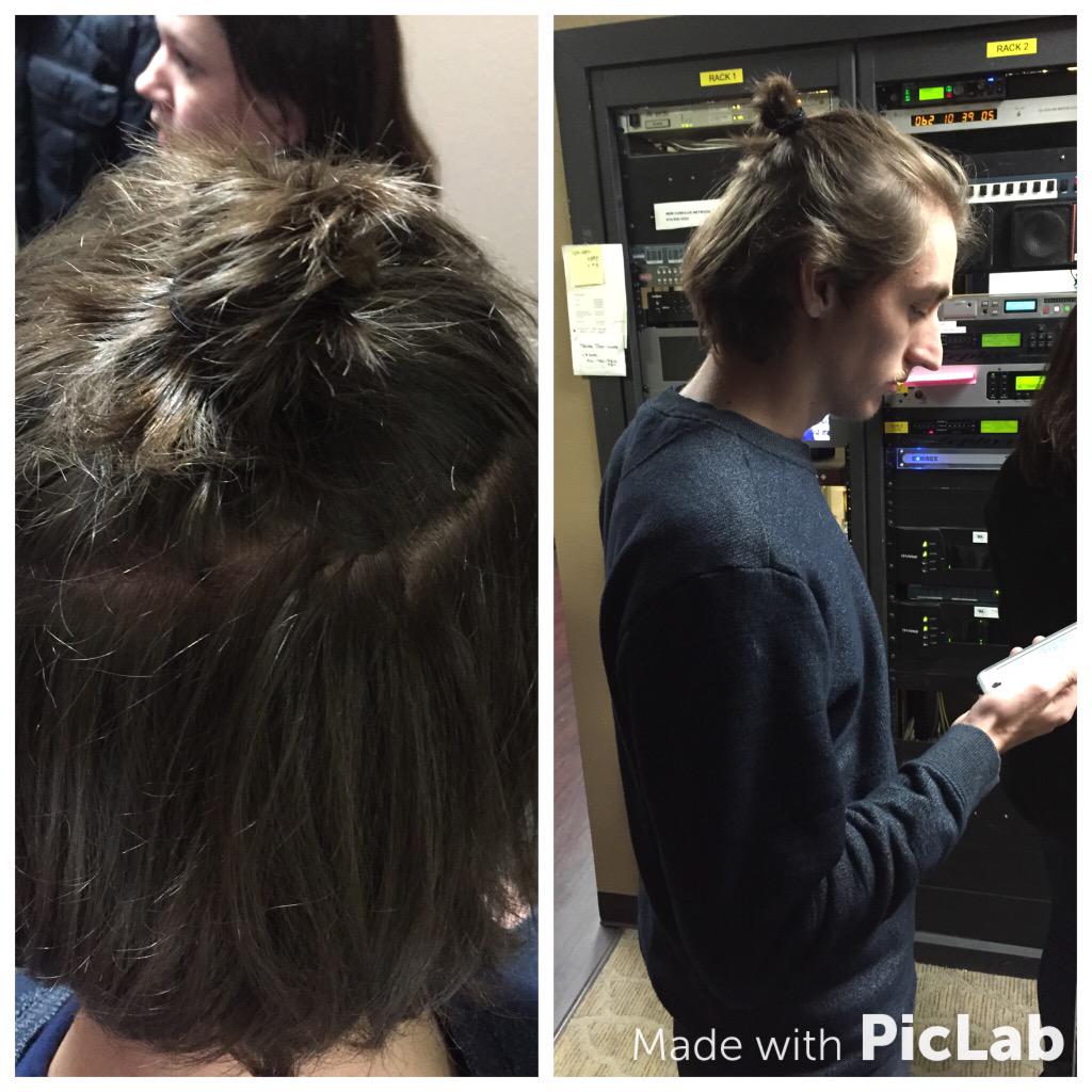 RyansManBun's tweet photo. Day 74 of man bun growth. Thanks for following me on my journey. This will be fun. #ManBun http://t.co/u1NLTMVUBt