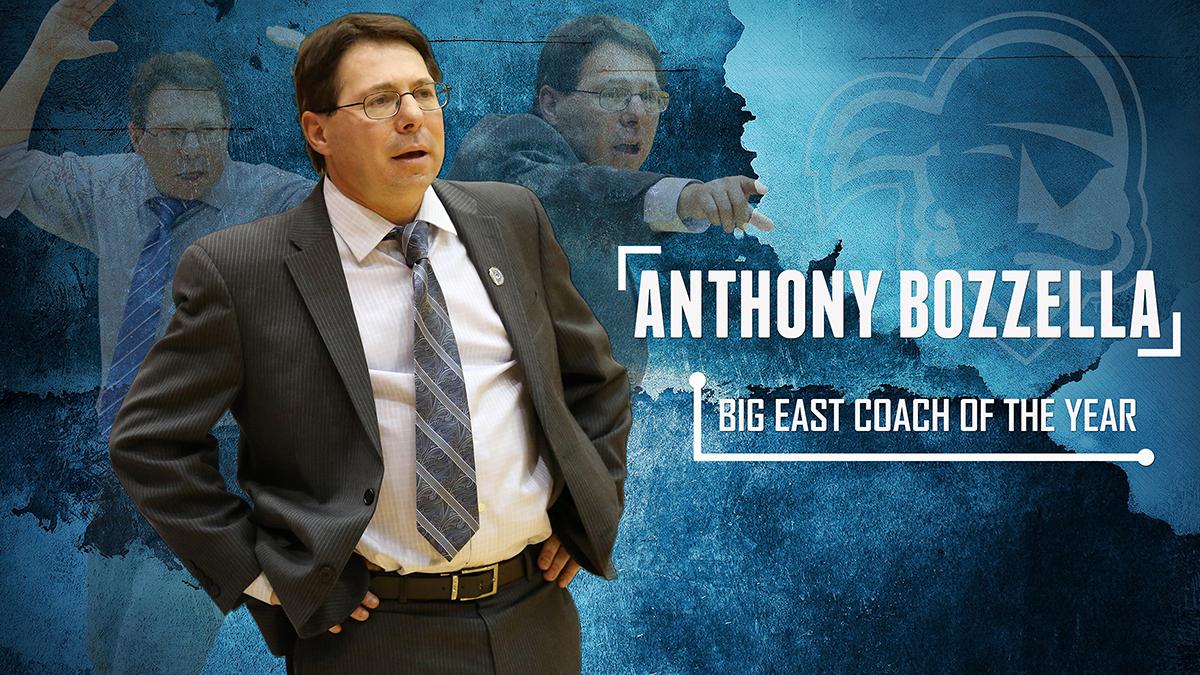 SHUWBB's tweet photo. BREAKING: Anthony Bozzella has been named the @BIGEASTWBB 2014-15 Coach of the Year!  http://t.co/lpWo7xWfgt http://t.co/zw0vgOlYwX