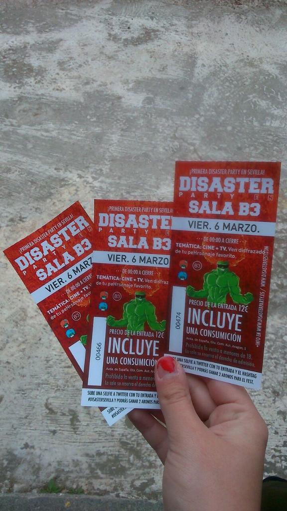 BasmiitaS's tweet photo. La próxima!! #disastersevilla #ElViernesSeLia http://t.co/va1JBk04eC