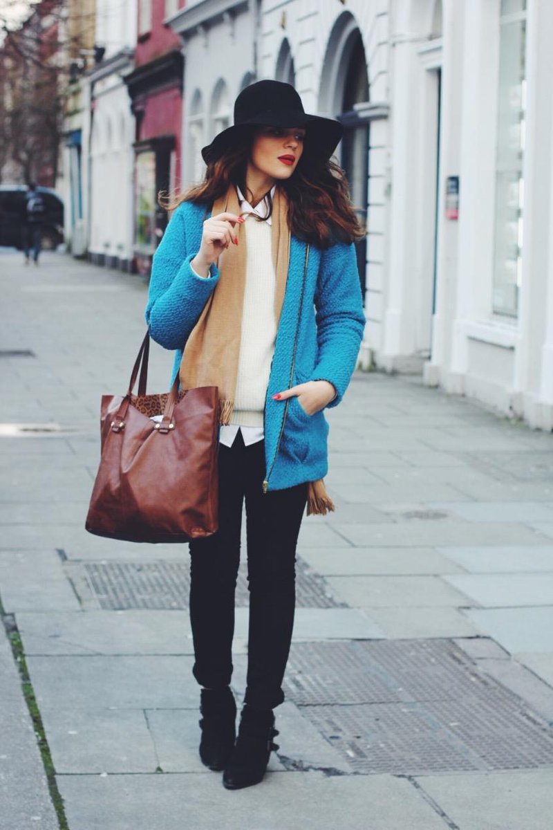 Primark's tweet photo. Ooh, looky at the gorge @4ng2 wearing our bright blue coat! £25/€30 http://t.co/OK7gqsDjiz #primarkspring15 http://t.co/LNJaKonx4Y