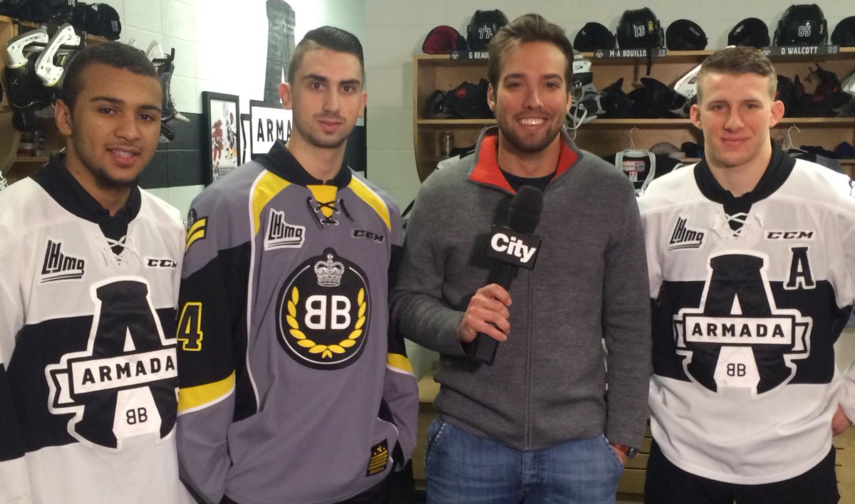 CityNewsMTL's tweet image. .@WilderWeir is talking to the players at @ArmadaBLB on their #WhatToWin strategies @Sportsnet