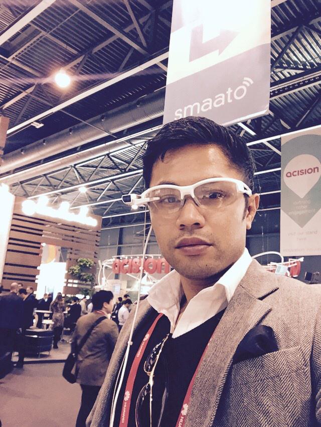 Sony's prototype smart glasses... #MWC2015 .<a href="/SVB_UK/">SVB UK is now HSBC Innovation Banking UK</a>