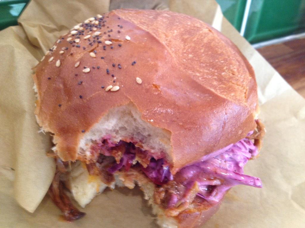 NomInfo's tweet photo. Currently on tour! Excellent pulled pork with red slaw and a proper scotch egg from @PorkandCo  in #Canterbury http://t.co/Nzdl36niyK