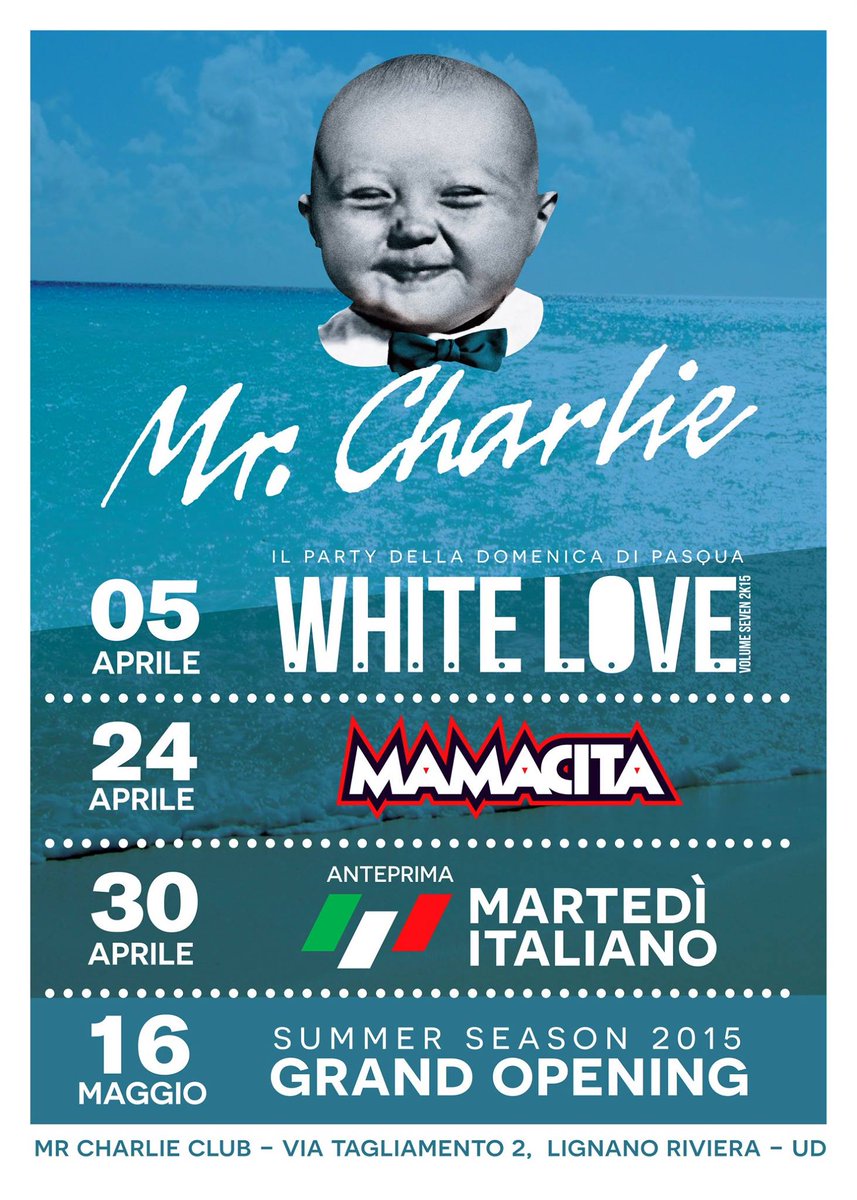 Let's start the #Party <a href="/MrCharlieClub/">MrCharlie</a> | Summer Season 2015 a #Lignano #mylignano #Nightlife