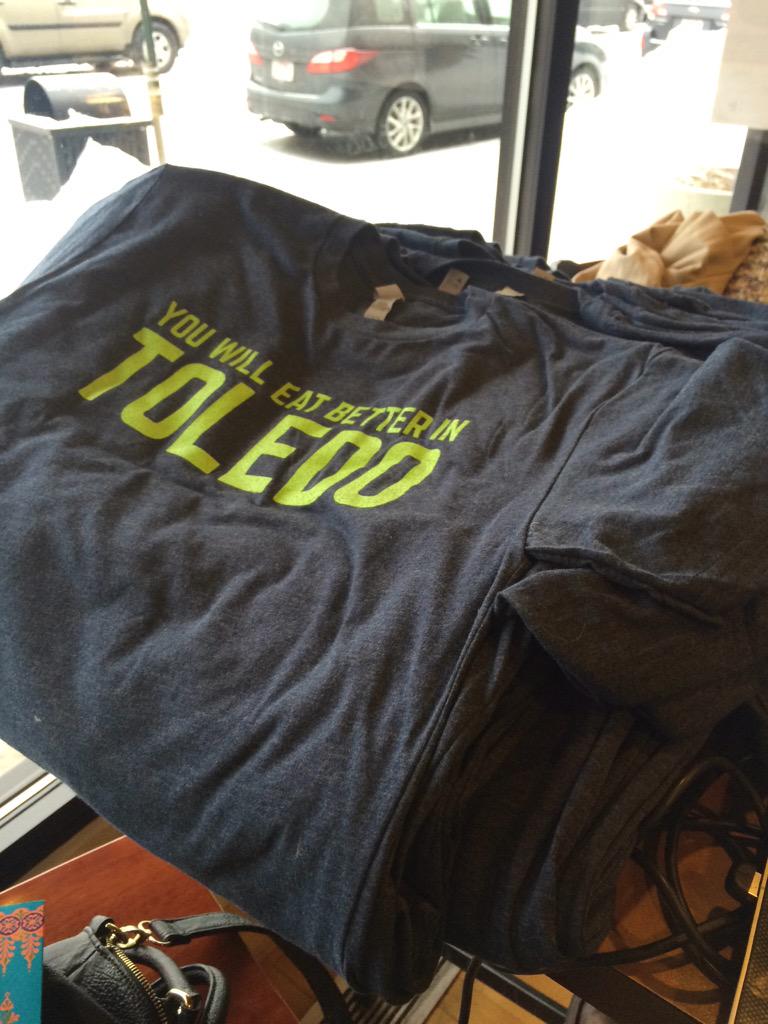 Shirts are in! Com visit us @plate21 from 8-10am to purchase yours today!! #rwtoledo #youwillEATbetterintoledo
