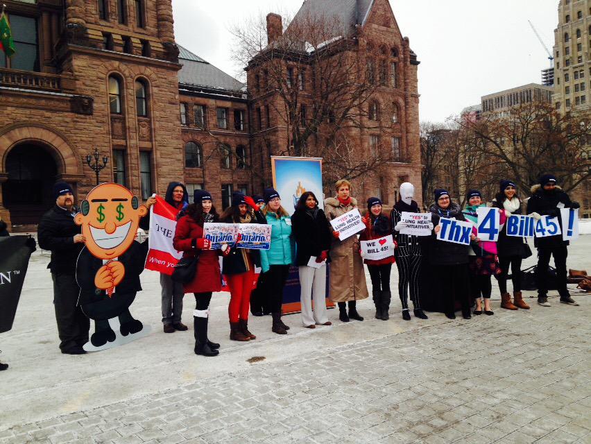 UFFHamilton's tweet photo. The rally in support of Bill 45 has begun! #FTI2015 http://t.co/sCGwEdVlK5