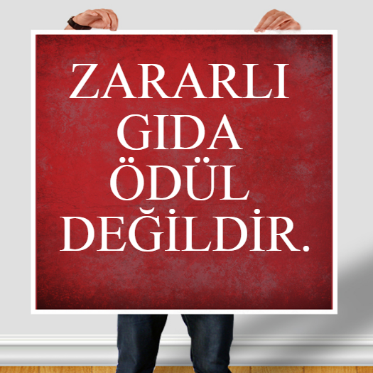 Çocukları sevindirme anlayışımızı değiştirmemiz gereken alanlardan birisi kesinlikle gıda.