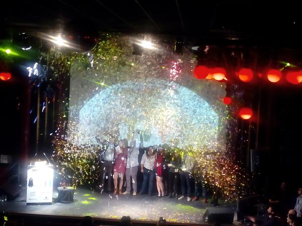 appcircus's tweet photo. RT @IntelSoftware: Confetti shower for our great winners of the #MPA15: @GPSGAY, @TOMP_SA &amp; @Fansino!! Congrats! http://t.co/G4hTR6wpVe