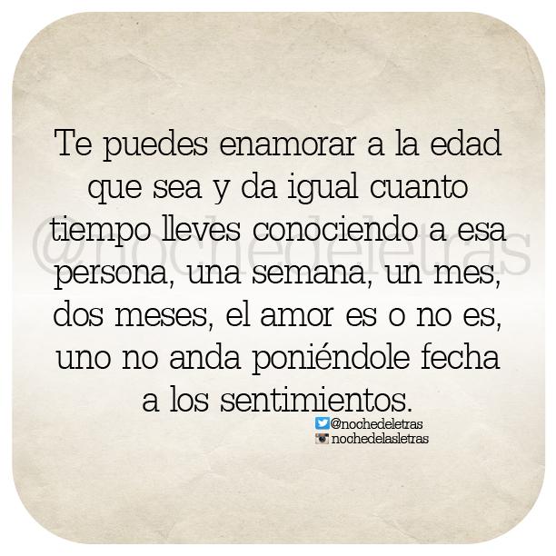 Noche de las Letras en Twitter: "El amor es o no es, uno no anda poniéndole  fecha a los sentimientos. #Nochedelasletras http://t.co/qLwGl2l9Fu"
