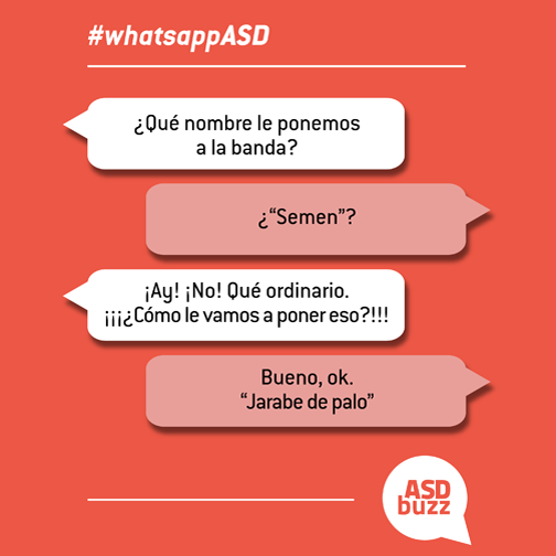 asdbuzz's tweet photo. #viaWhatsApp: dicen que así nació el nombre de la famosa banda #JarabeDePalo http://t.co/mWTljFSjl6