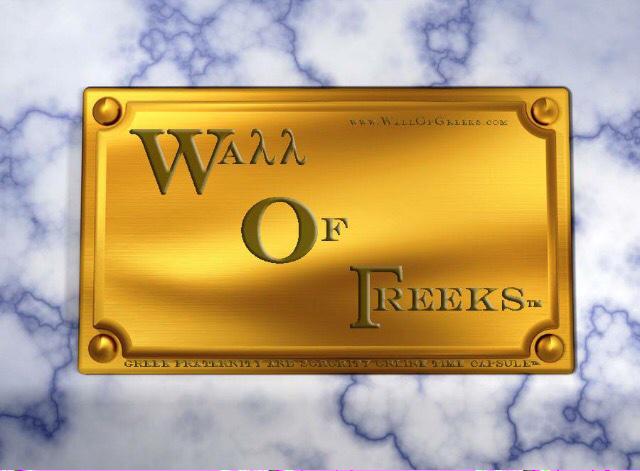 HAVE YOU ENGRAVED YOUR NAME ON THE #WALLOFGREEKS? Engrave your #GreekLegacy now @ WallOfGreeks.com.
