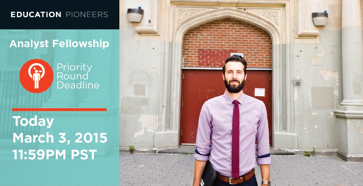edpioneers's tweet photo. Today's a great day to advance your career.  #AnalystFellowship #ApplyToday --> http://t.co/npCpfTo9Gm http://t.co/8GuVCqDvFD