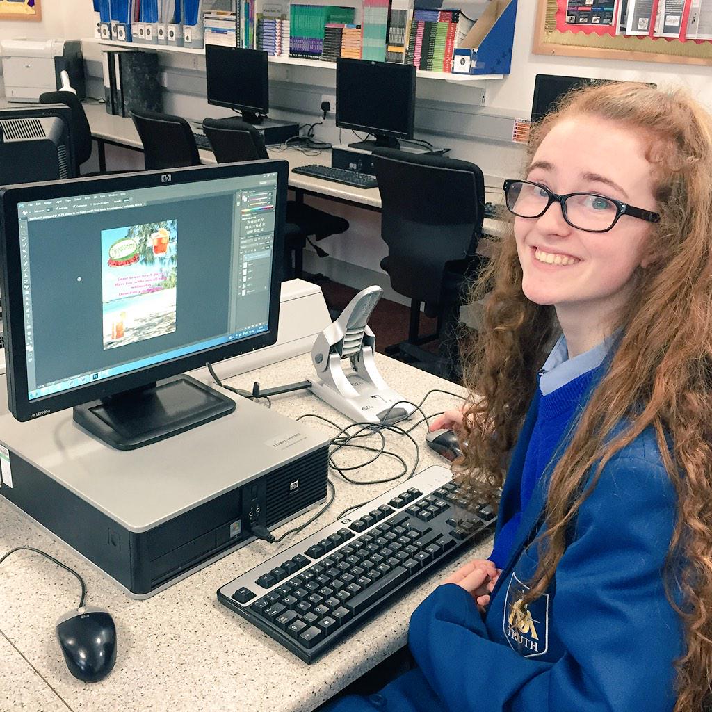 m50hmg's tweet photo. Yr10 pupils busy working on their @CCEA_info #occupationalstudies #digitalimaging @StMarysDerryIT @Photoshop http://t.co/Vl7UlNoOWI