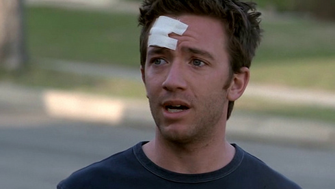 Happy David Faustino who portrayed Michael Daley in the episode Sunshine Days 