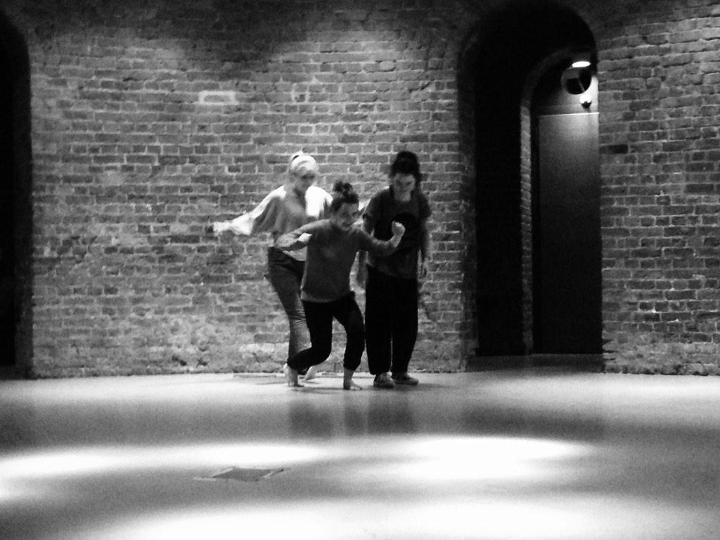 NobodyMoveCo's tweet image. We are in the @RoundhouseLDN having our first movement rehearsal with the mighty @DonaldsonElla #KeepYourCoins