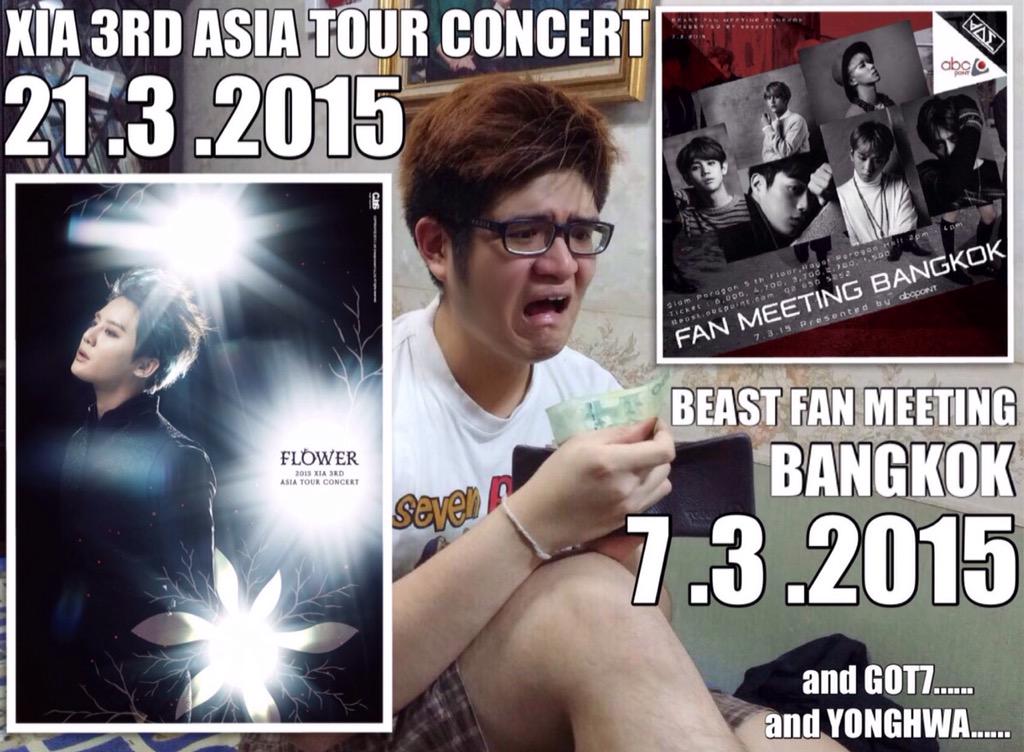 BoomCassiopeia's tweet photo. รู้สึกเซ็กซี่และจนไปพร้อมๆกัน
ขอไปแย่งข้าวหมากินแปป
นี่จะขายไตผ่าน OLX ละ!
#XIA3rdConcertinBKK
#BEASTfanmeetinginBKK http://t.co/cm3YUCL4Or