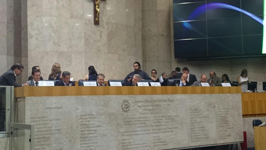 Vereadores <a href="/AndreaMatarazzo/">Andrea Matarazzo</a> e <a href="/mariocovasneto/">Mario Covas</a> eleitos presidente e vice presidente da Com. de Administração Pública