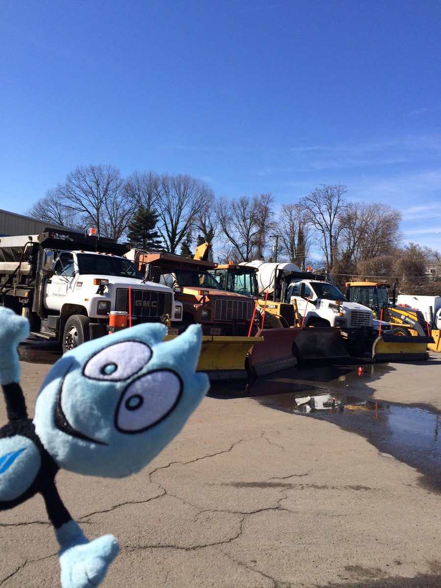Flicker photobomb! Check out our Public Service snow plows, always ready for action. #safetyandservice #cleanroads