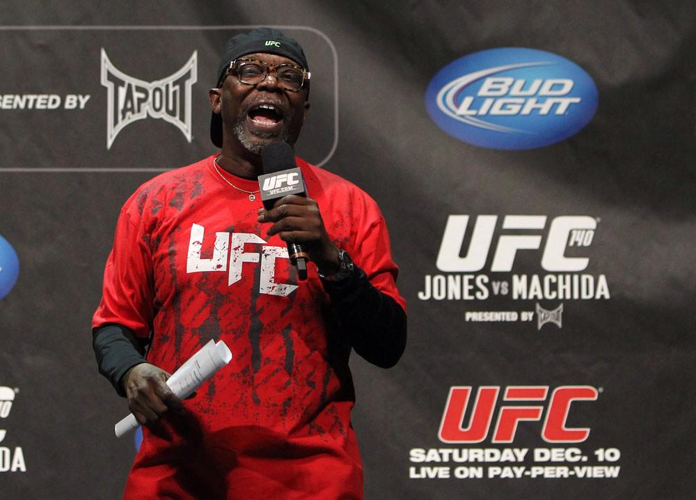 themmatriangle's tweet photo. After 14 years with the @ufc the baby sitter to the stars @BurtWatson4real has parted ways with the company #mma #ufc http://t.co/h3Ea3f19Ei