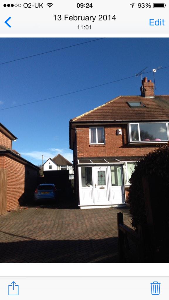 angleroofing's tweet photo. Ridge tiles fitted to property in leeds which had blown off in the high winds http://t.co/K4DVxEUue8