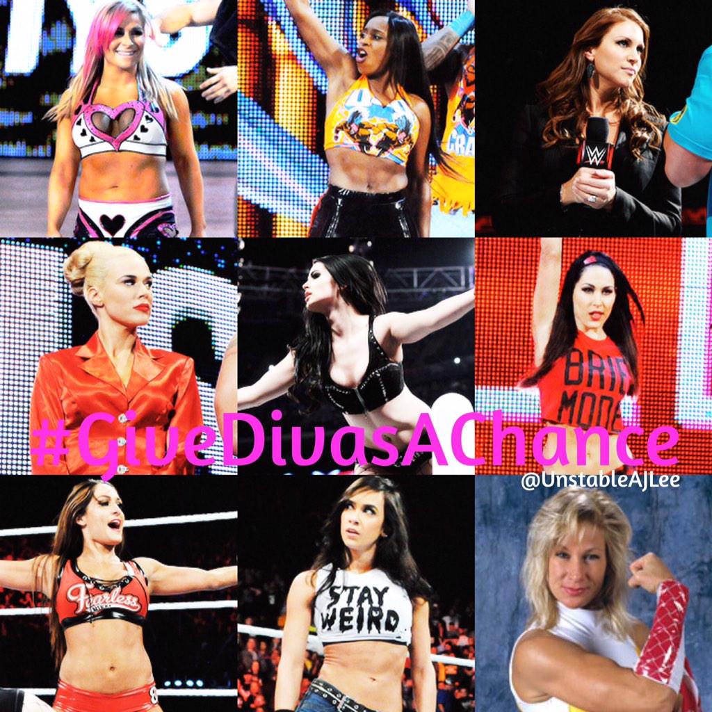 thecpierce's tweet photo. #RAW last night was Divas 💪💖 #GiveDivasAChance #DivasDeserveBetter #RespectTheDivas http://t.co/oE8pjEitLd