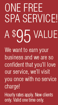 One Free Spa Service!
