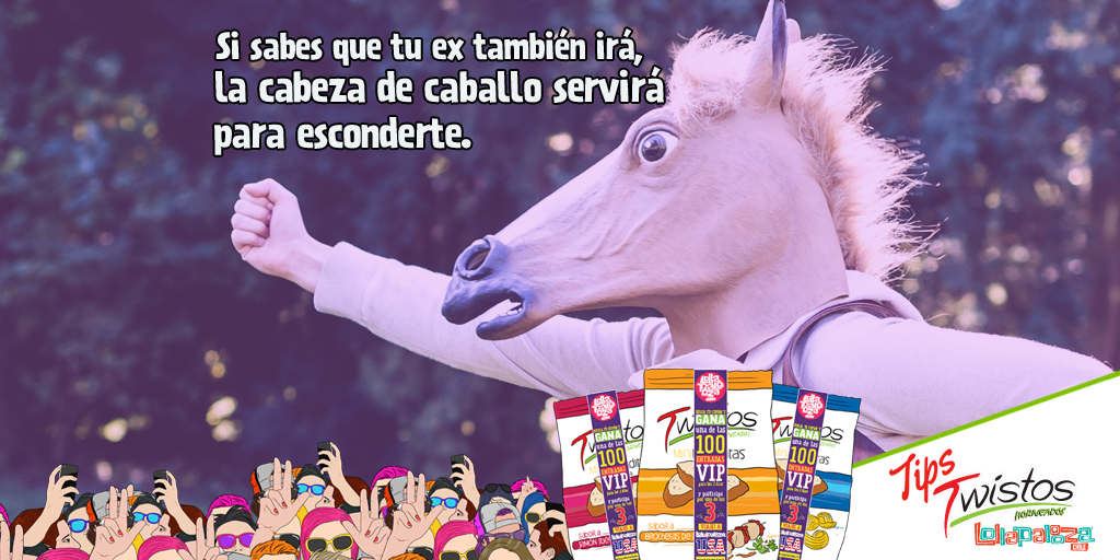 TwistosChile's tweet photo. Pásala bien en #LollaCL leyendo este #Lollatips http://t.co/2ArXWmJskF
