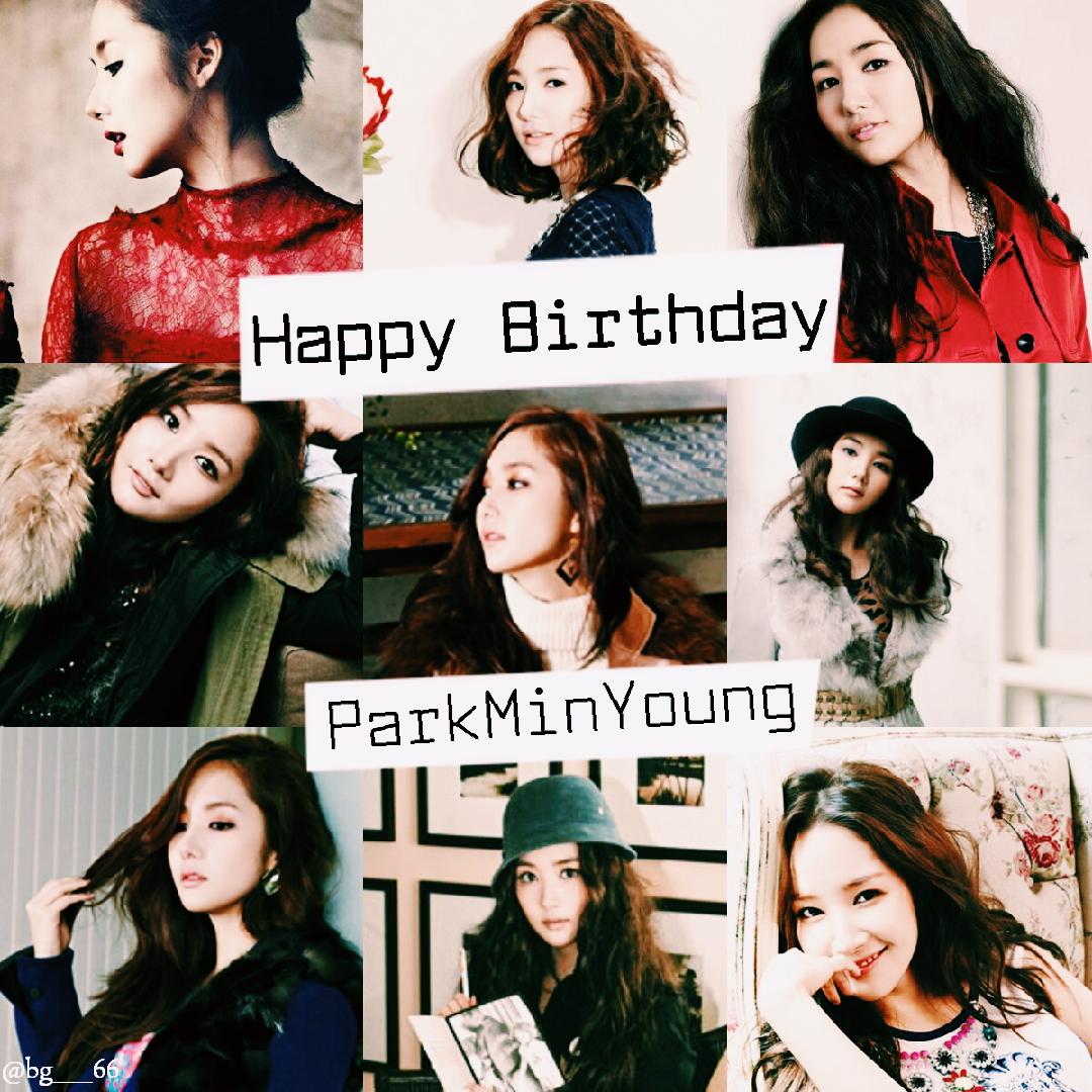 Happy Birthday park min young        .    . 