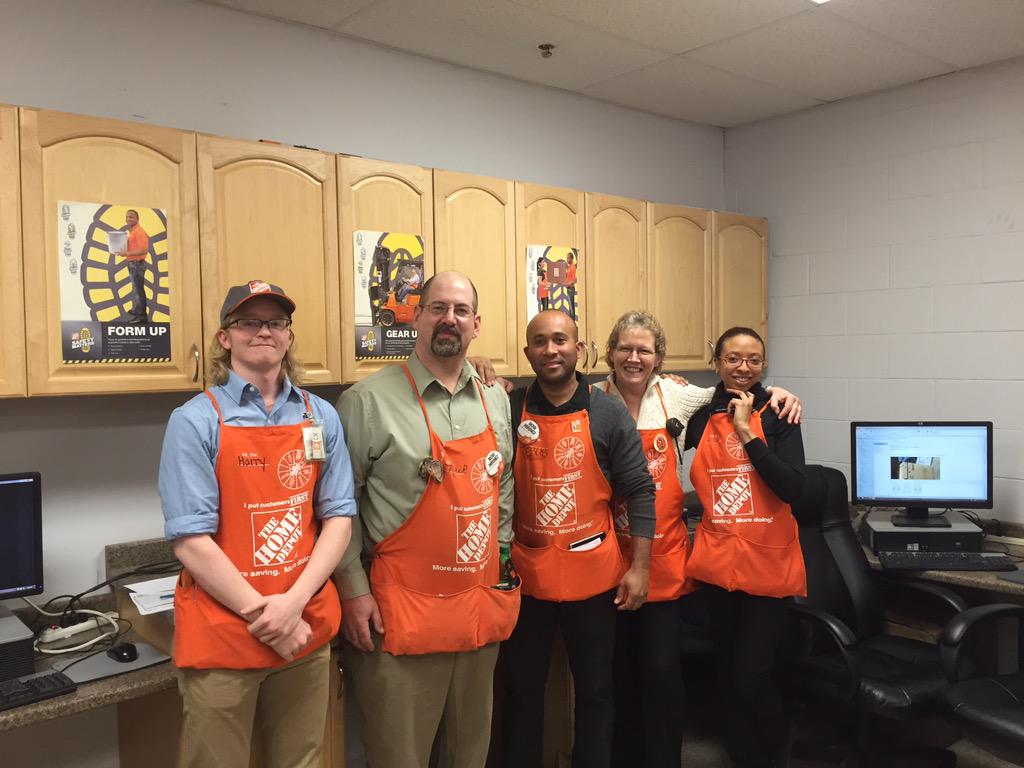 THD4114's tweet photo. Congratulations to our newly promoted department supervisors: Mike, Liz, Harry and Beth. #letsdothis2015 http://t.co/m1zDQLfn3X