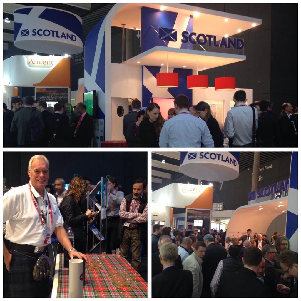 shonalot's tweet photo. Busy Scotland stand tonight for the whisky event #maidsafe #MWC15 http://t.co/a0sQJv9DJn