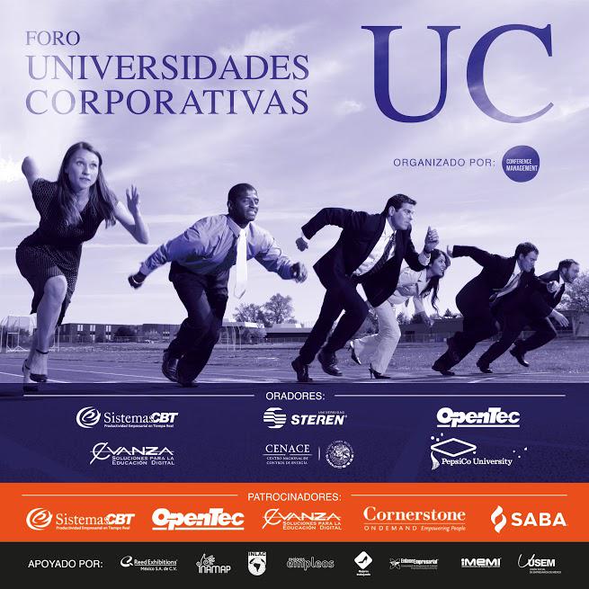 ConferenceMT's tweet photo. Foro Universidades Corporativas 2015 Un Evento patrocinador por: #sistemascbt @CornerstoneInc #Evanza @OpenTec http://t.co/2DYDbdeTOY