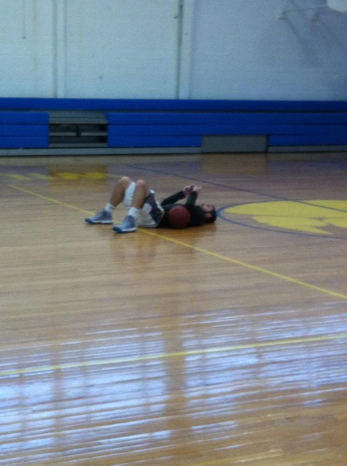 IAmJamieYak's tweet photo. A beaten down @bburns_32 #domination #huckfin #shutout http://t.co/fkgCi4lPwO