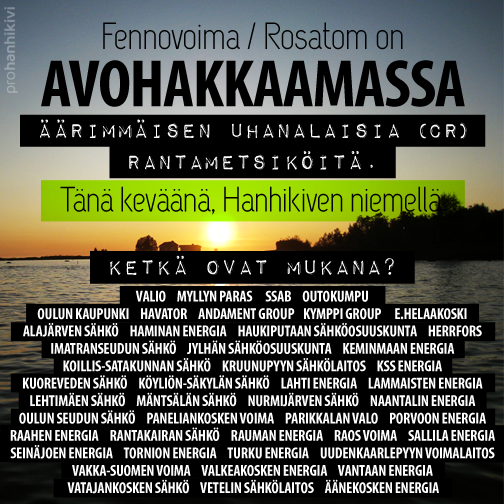 Jos mennään entiseen malliin, #Fennovoima saa lähipäivinä luvan ”kaiken varalta” avohakata Hanhikivestä lähes 130 ha.