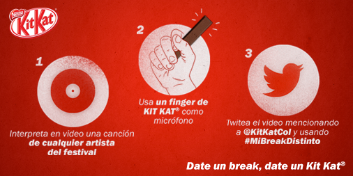 nicollesophiah's tweet photo. "@KitKatCol: Poder ir a @festereopicnic es muy fácil ¡Participa ya con #MiBreakDistinto! http://t.co/zxbxgV0I98"@luz_dary0618 ahora o nunca