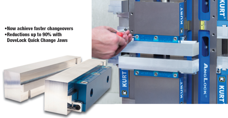 TSkinnerandson's tweet photo. #ToolFeatureTuesday: Don't let work hold you back with @kurtworkholding's DoveLock Quick Change Jaw System! #cnc #mfg http://t.co/T9qHzGftAU