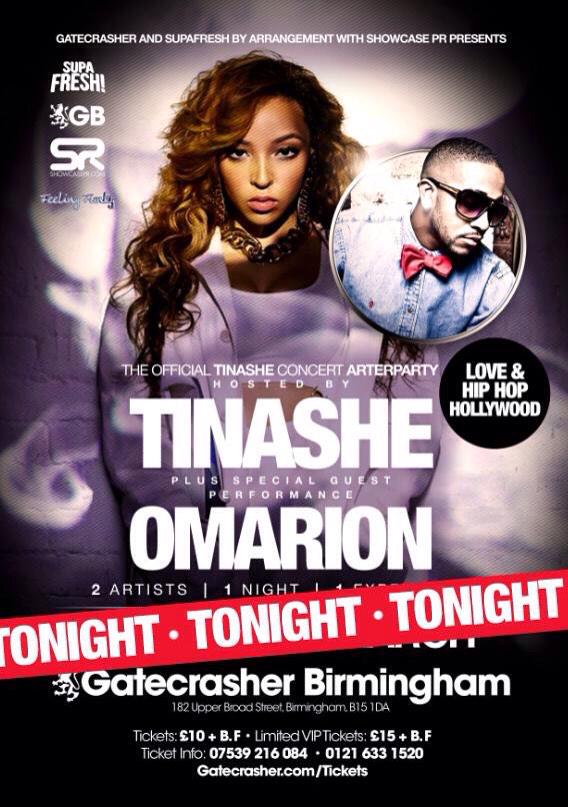 FeelingfunkyEUR's tweet photo. TONIGHT @GatecrasherGB CATCH @Tinashe HOSTING HER AFTERPARTY! PERFORMING ON THE SAME NIGHT @1Omarion ! #feelingfunky http://t.co/kA11ddEuso