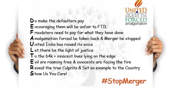 sherlonlopes's tweet photo. Forced amalgamation #FTIL #NSEL will not create any value for shareholders #StopMerger http://t.co/8EiE8zs5eD