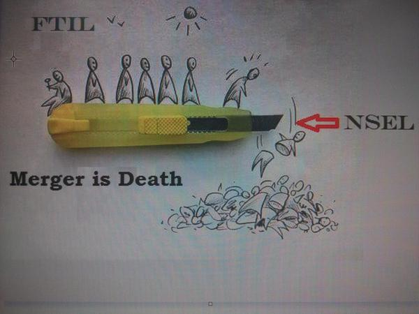 sherlonlopes's tweet photo. @PMOIndia Forced amalgamation #FTIL #NSEL will not create any value for shareholders #StopMerger http://t.co/sl1iiHdYrZ