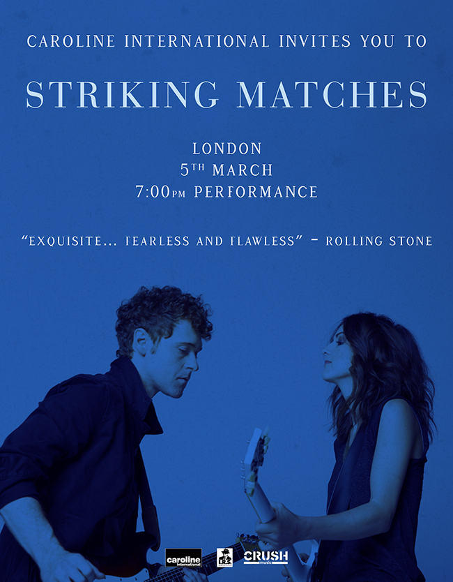 VirginMusicUK's tweet photo. .@strikingmatches are coming to the UK and we're giving 20 fans a chance to see them live! RT for a chance to win. http://t.co/wfwflaBksz