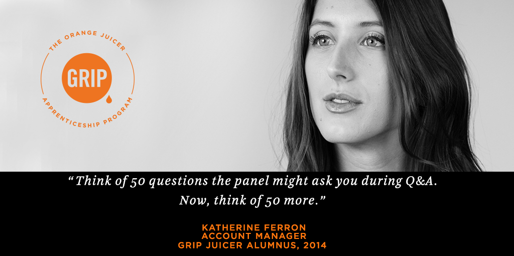bigorangeslide's tweet photo. Our #ExJuicer @katherinecaf has some wise words of advice for the big day! #KeepJuicing #JuicerTips #YouGotThis http://t.co/1xkvMI3XK3