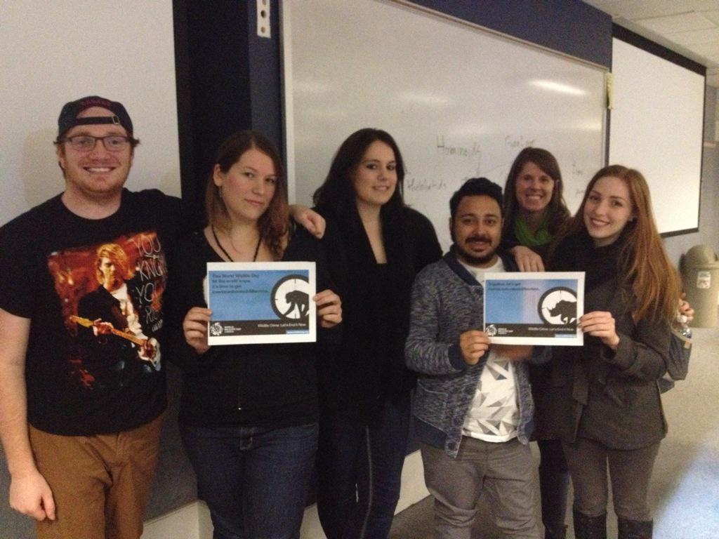 anthrofemme's tweet photo. VCU Primatology is serious about wildlife crime  #WorldWildlifeDay @VCUCHS @AnthroClubofVCU @arverrelli http://t.co/9v4nwL1l5u