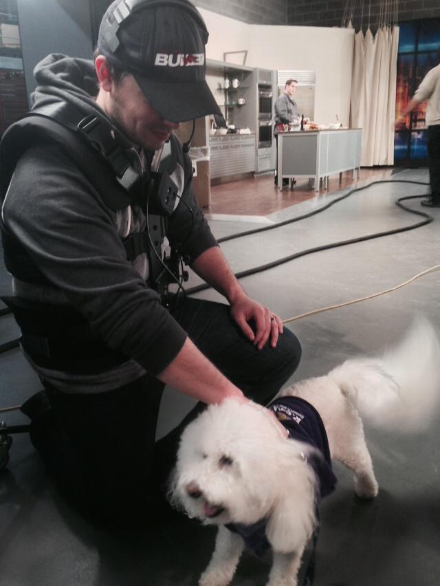 Thanks for letting me sit on your couch, <a href="/41ActionNews/">41ActionNews</a>! Woof!