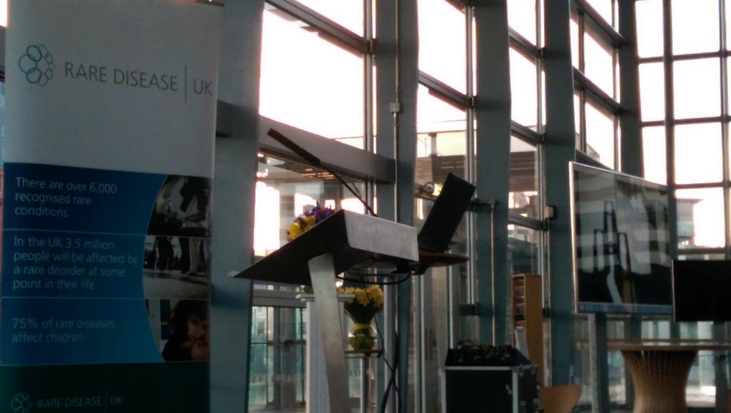alanROYGBIV's tweet photo. Stage is set for @rarediseaseday reception at the #Senedd #Cardiff
#raredisease #rdplan
@rarediseaseuk http://t.co/9OXyeep6Zz
