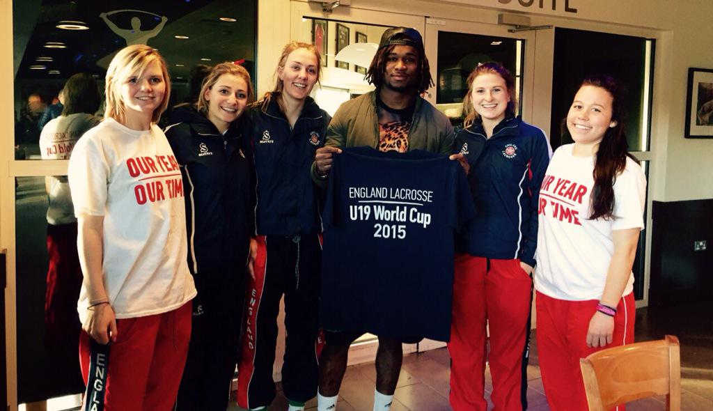 “<a href="/U19England/">U19 England Lacrosse</a>: The girls today with <a href="/YardeM/">Marland Yarde</a> at national schools! <a href="/QuinsRugbyUnion/">@Harlequins</a> <a href="/englacrosse/">England Lacrosse</a> ” good luck ladies! 👊