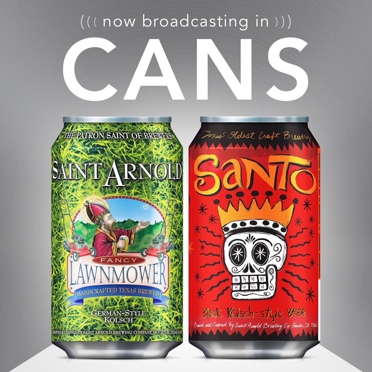 SaintArnoldSATX's tweet photo. ATTN SAN ANTONIO!!!! BOLO for our cans debuting all over the city this week! http://t.co/T9KYFRYMDZ