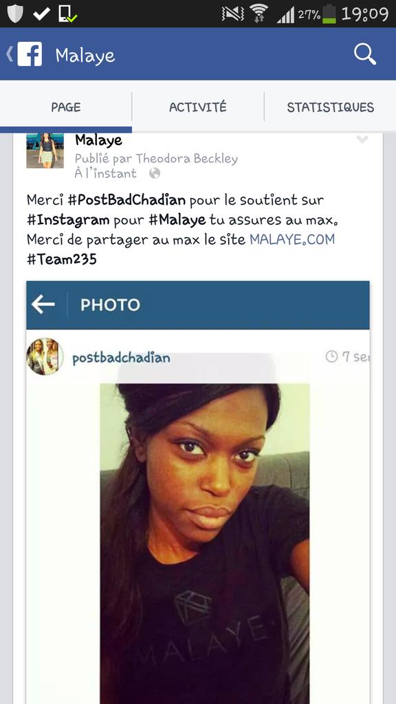 MalayeMambo's tweet photo. Dédicace pour les vrais de vrais pas les fake qui parlent pour rien @PostBadChadian http://t.co/HDeVCTUV7h